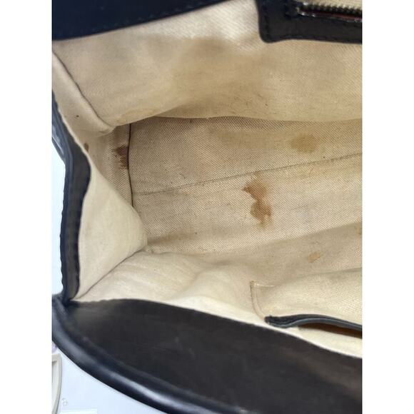 Michael‎ Kors Vintage Leather and Wicker Braided Straw Woven Shoulder Bag - Picture 14 of 16